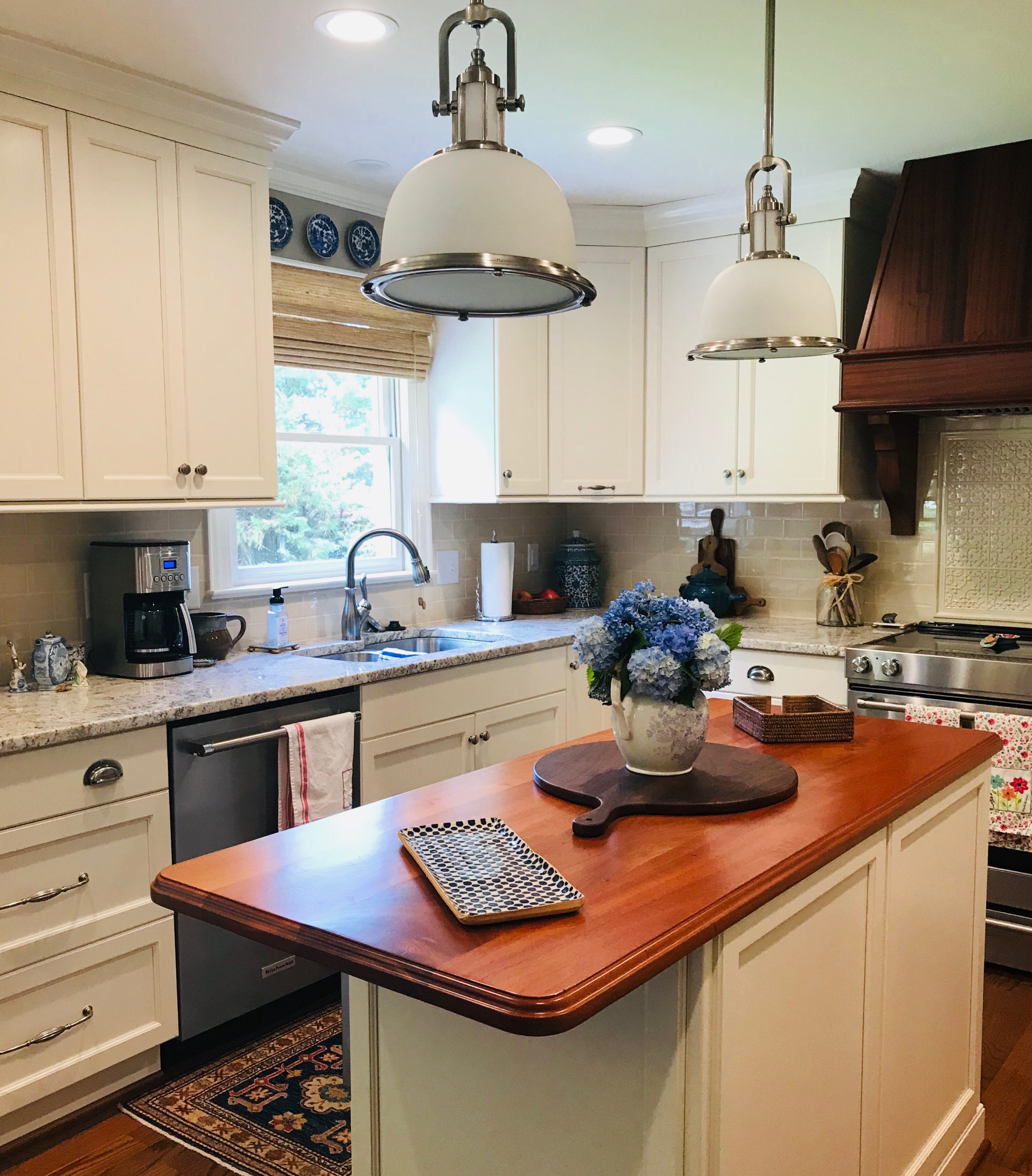Kitchen island and countertop